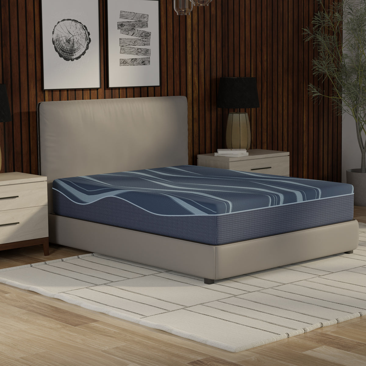 12" 4-Zone Copper-Gel Reactive Memory Foam - Twin XL