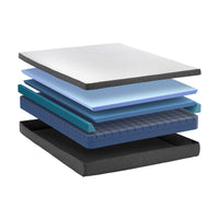10" Gel-Infused Memory Foam Mattress + Head & Foot Adjustable Base - view 7
