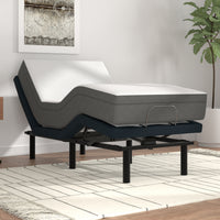 10" Gel-Infused Memory Foam Mattress + Head & Foot Adjustable Base - Twin XL